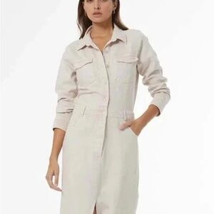 Young Fabulous & Broke Light Beige Utility Jacket